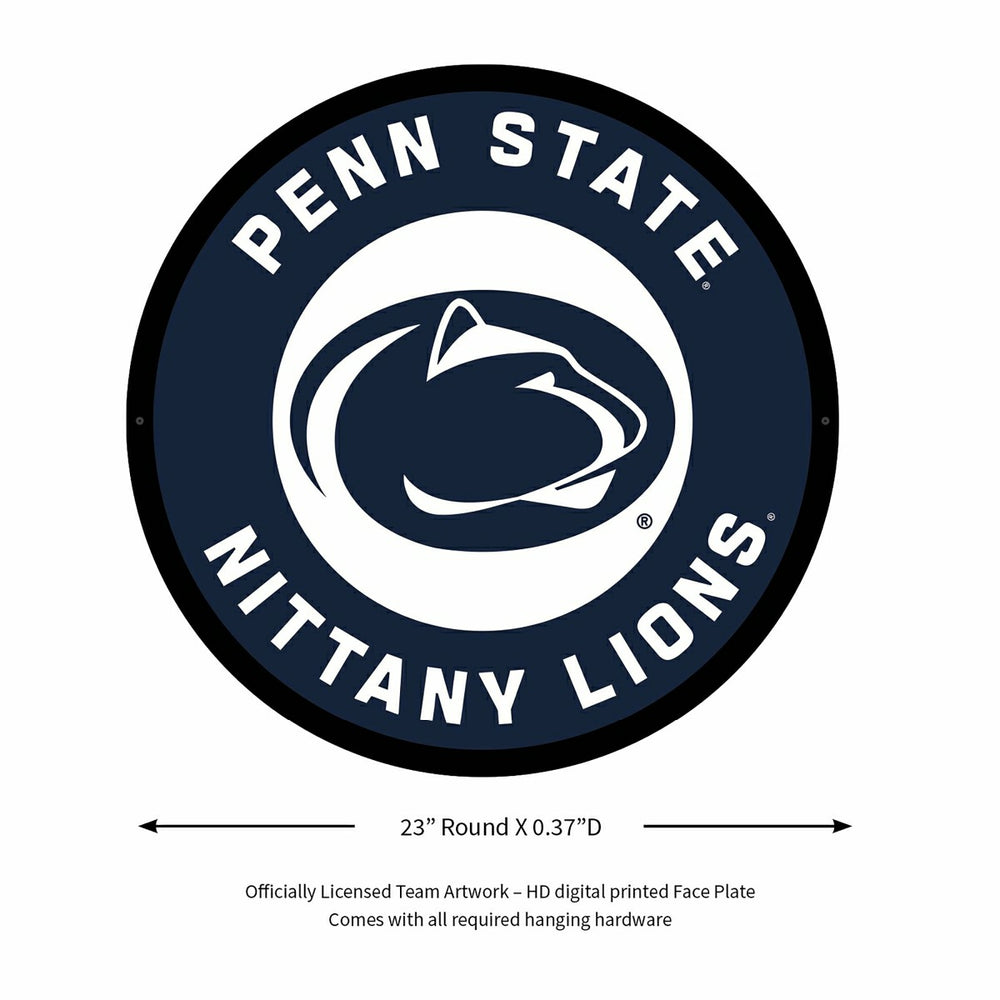 LED Wall Decor, College Football Round, Penn State