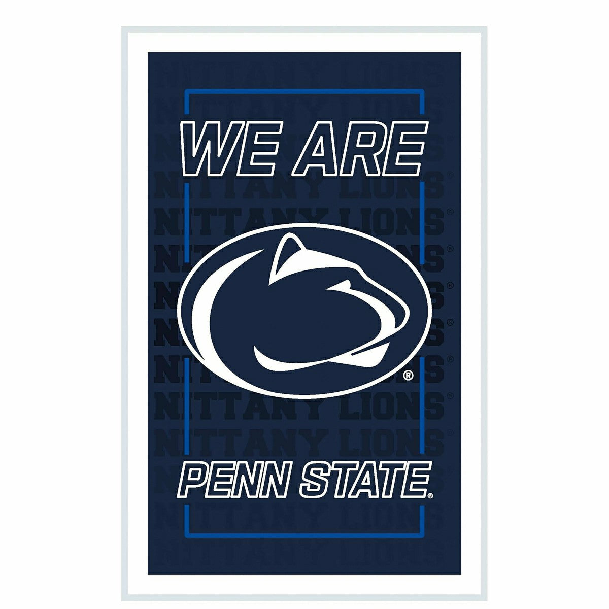 22"H x 14"L NeoLite Wall Decor, Rectangle, Penn State