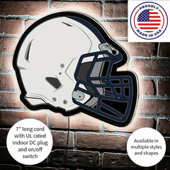 LED Wall Decor, College Football Helmet, Penn State