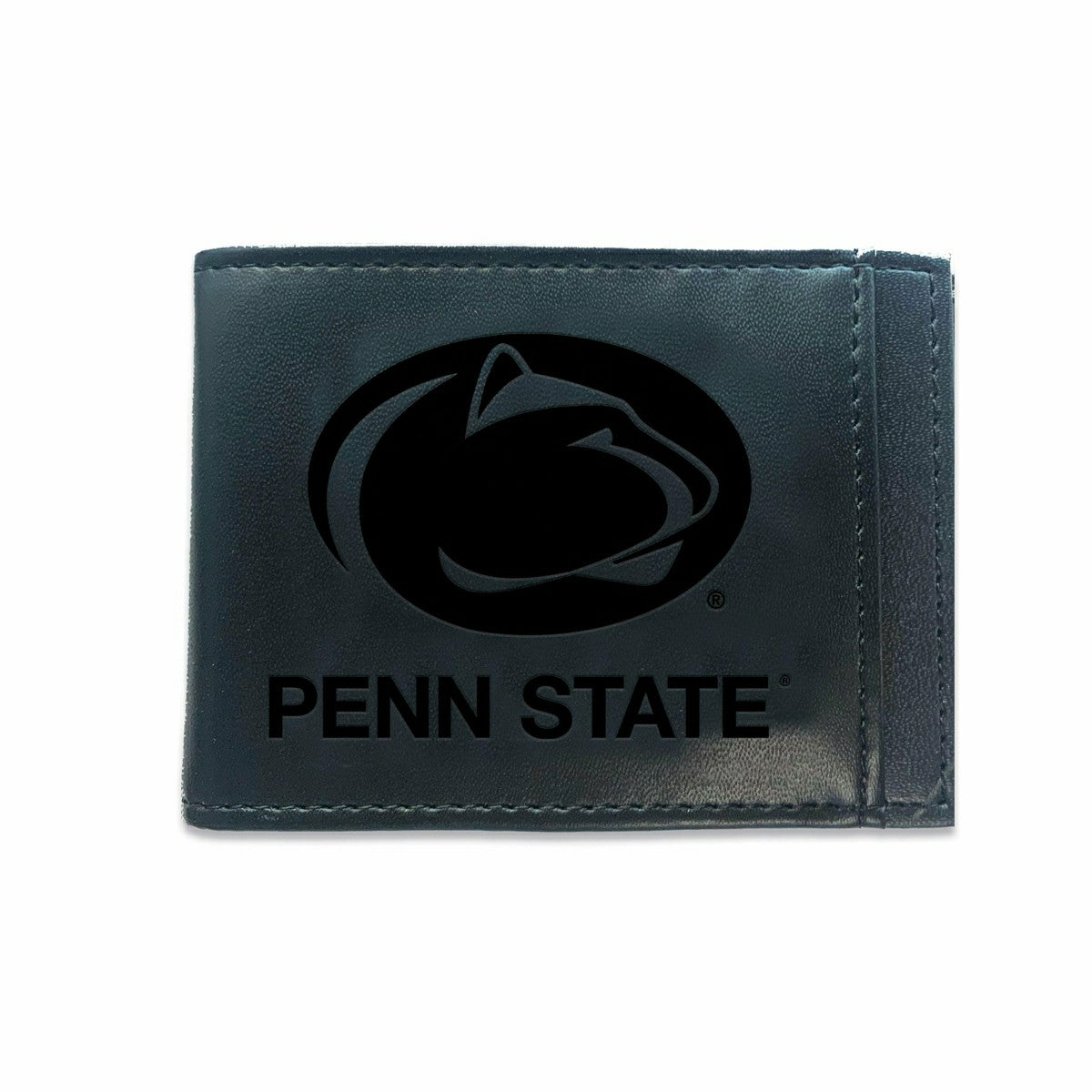 Slim Bi-Fold Wallet with RFID Blocking, Penn State, Black