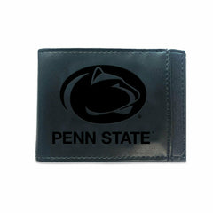 Slim Bi-Fold Wallet with RFID Blocking, Penn State, Black