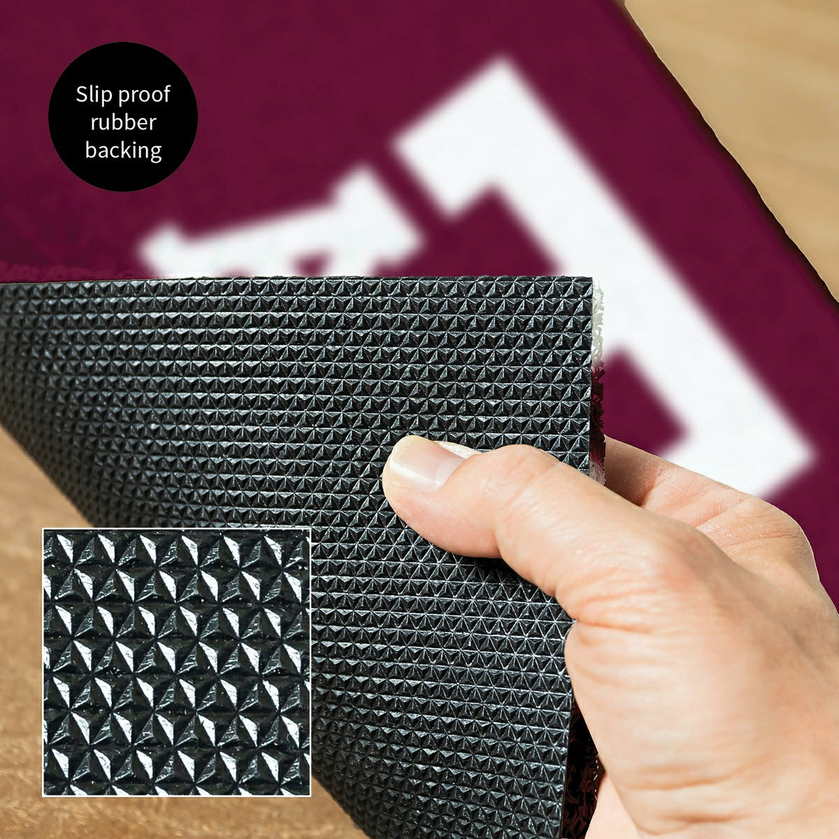 Full Color PVC Mat, 16" x 28", Texas A&M