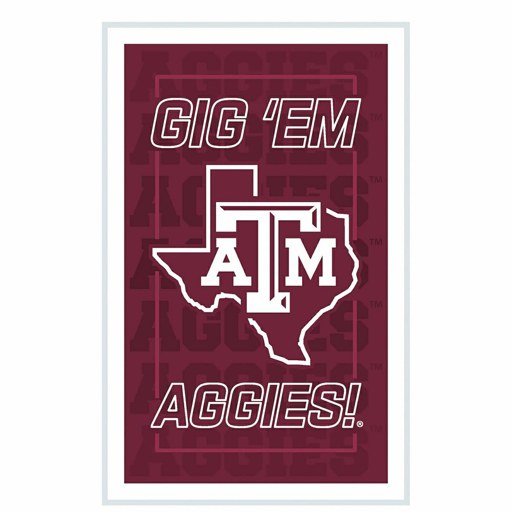 Texas A&M College Rectangle Neolite LED Decor