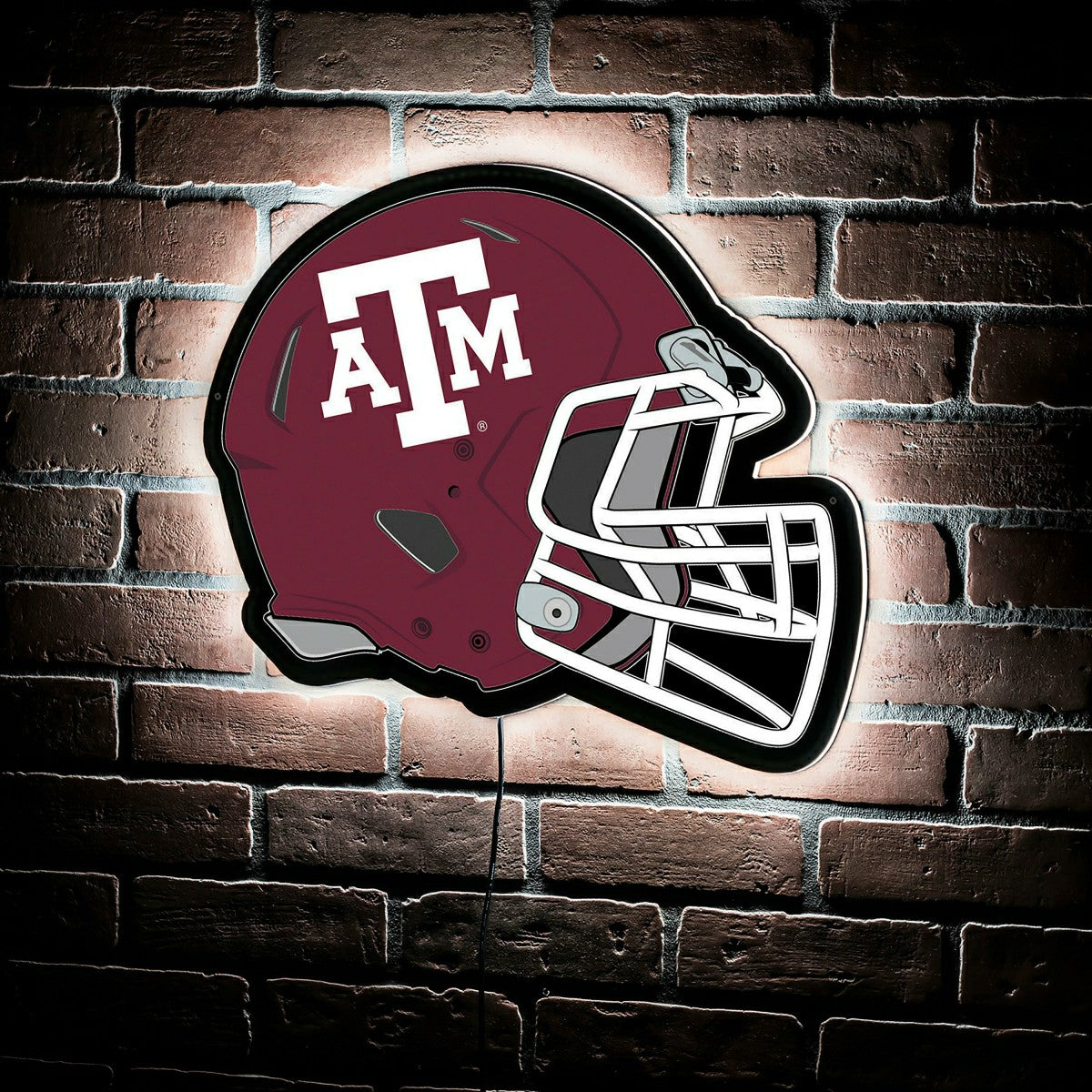 LED Wall Decor, Helmet, Texas A&M