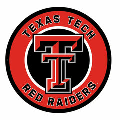 LED Wall Decor, Round, Texas Tech University