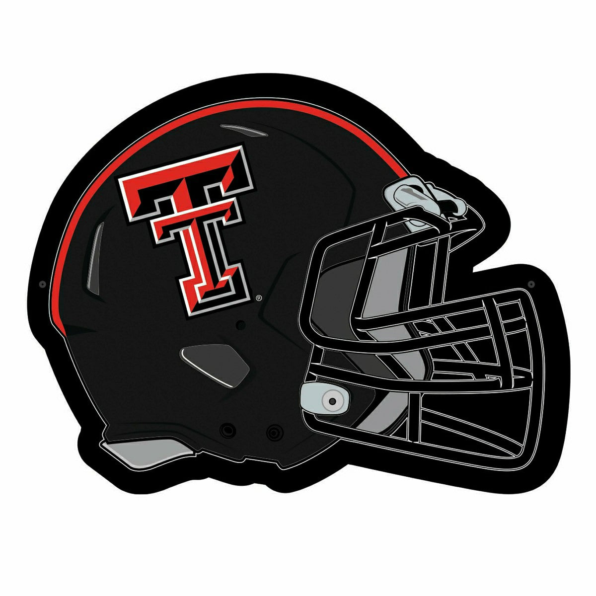 LED Wall Decor, Helmet, Texas Tech University