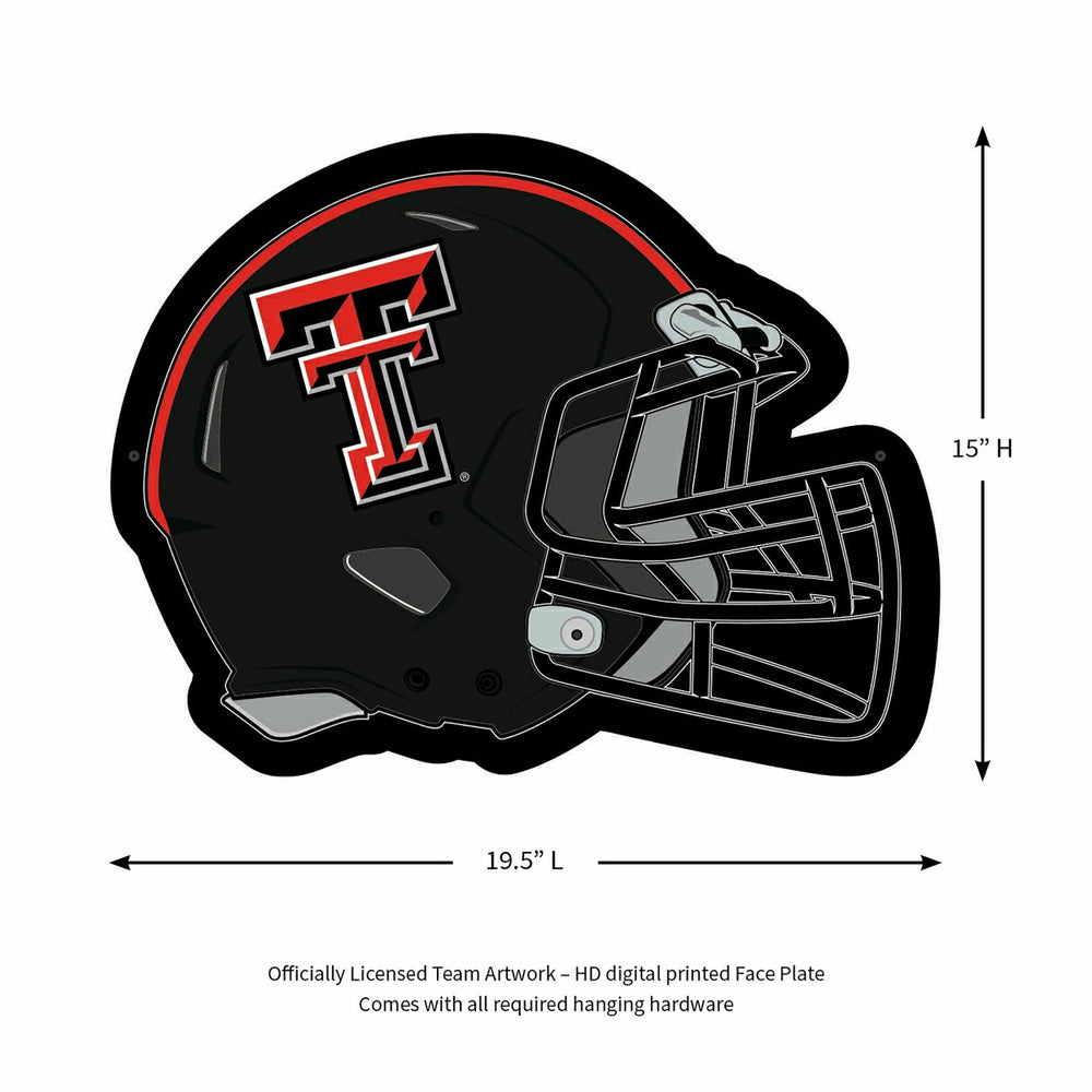 LED Wall Decor, Helmet, Texas Tech University