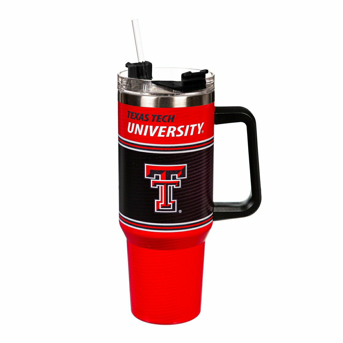 40oz Stainless Steel Canyon Cup w/ Straw, Texas Tech University