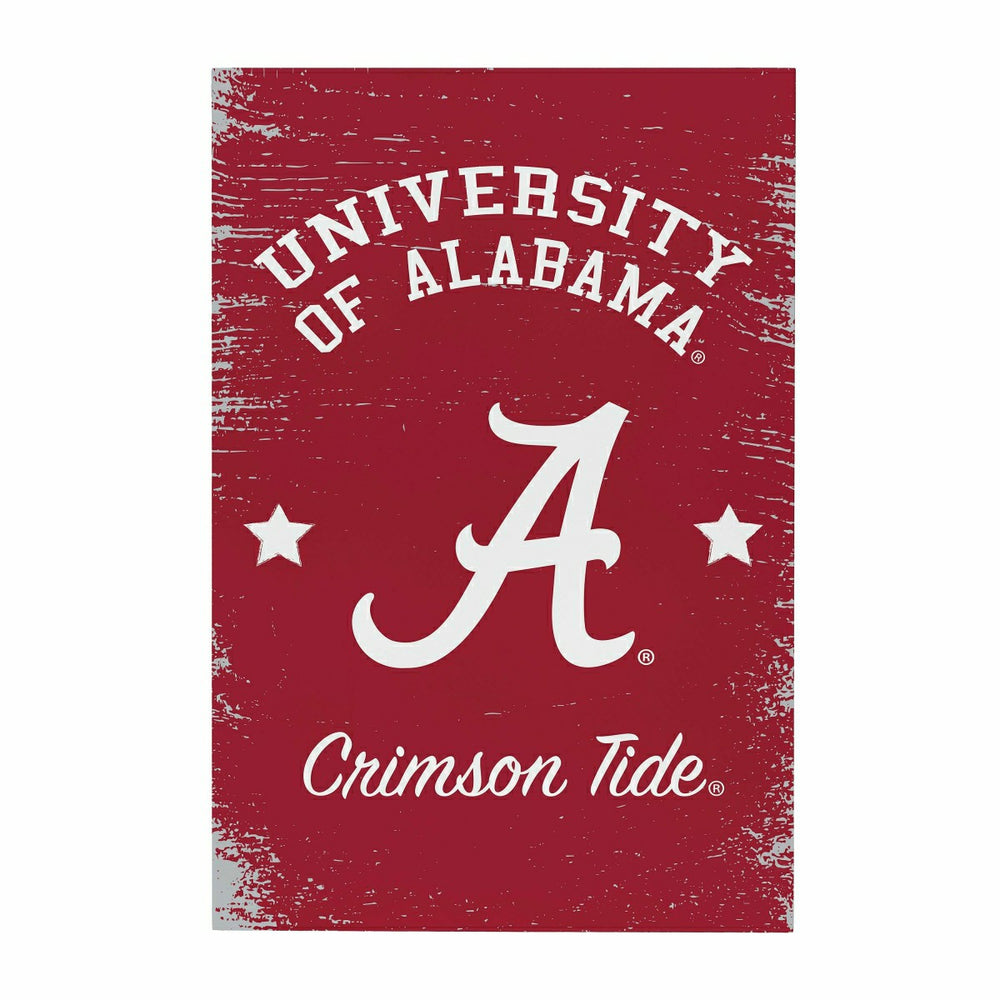 University of Alabama Wood Wall Sign, 16x24