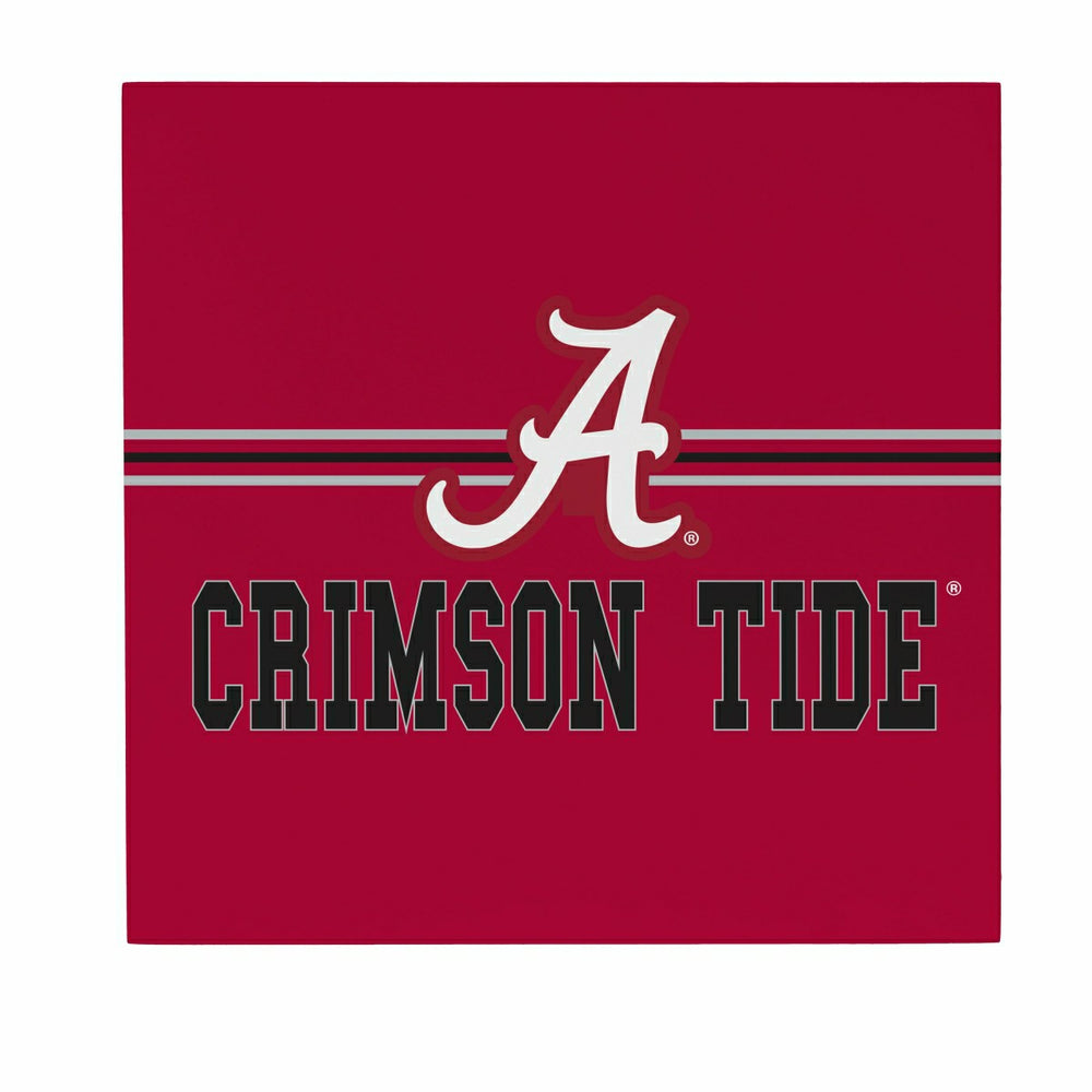 University of Alabama Wood Wall Sign, 12x12