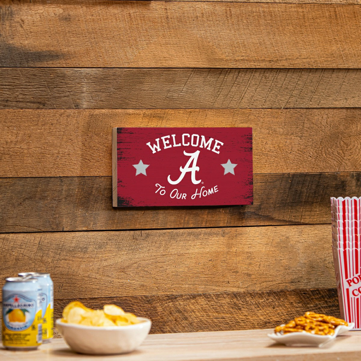 University of Alabama Wood Wall Sign, 6x11