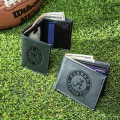 University of Alabama, Bi-Fold and Tri-Fold Wallet Gift Set, Black