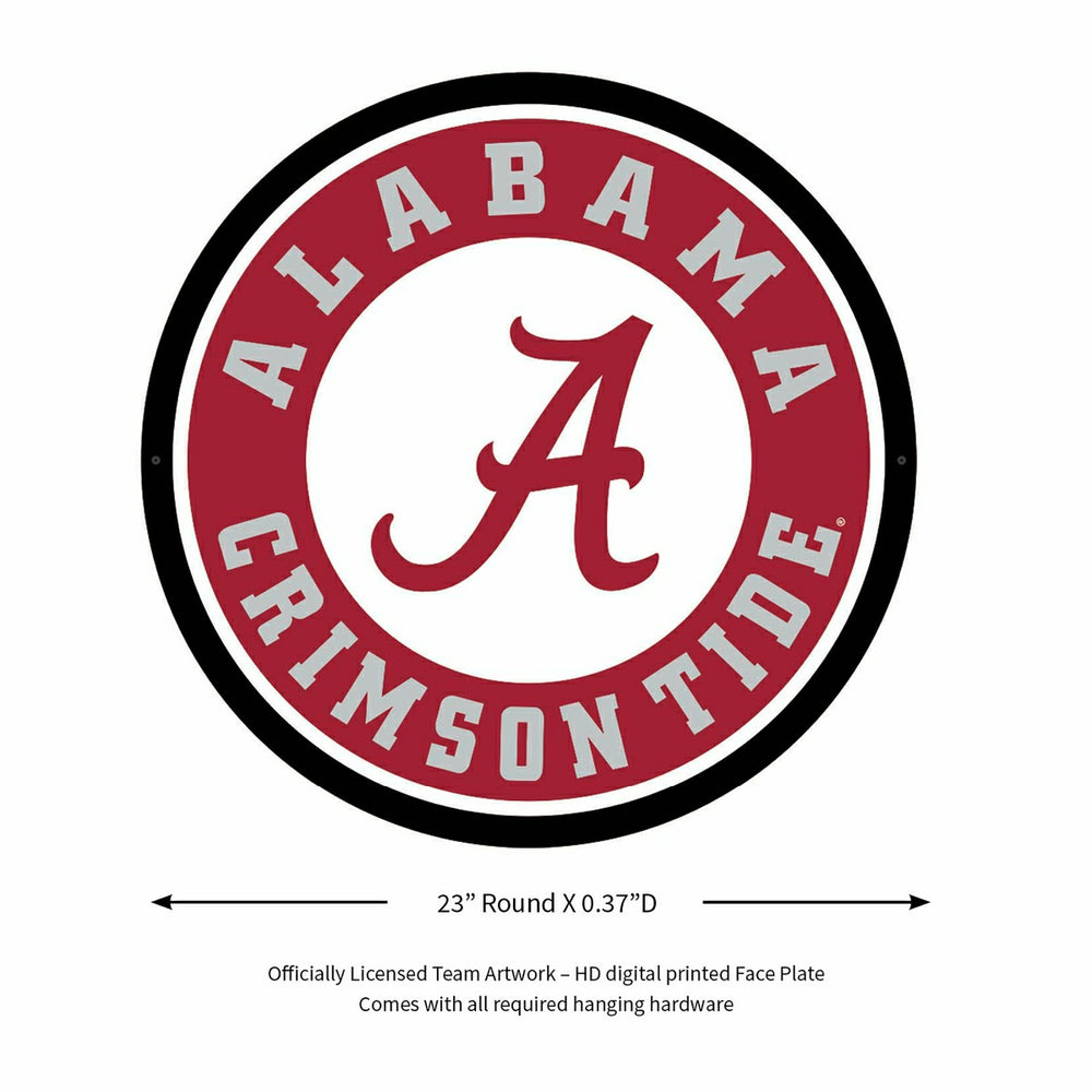 LED Wall Decor, Round, University of Alabama