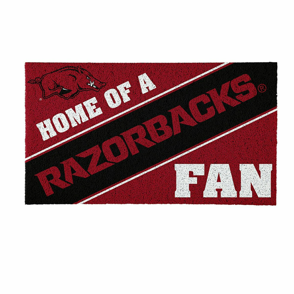 University of Arkansas, PVC Mat COLOR, Home of a Fan
