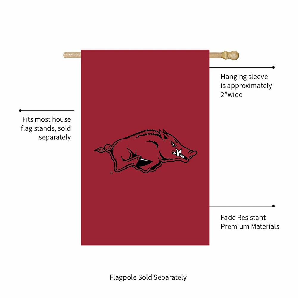 Applique Flag, Reg, University of Arkansas