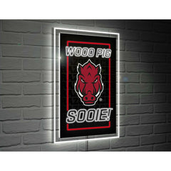 University of Arkansas College Rectangle Neolite LED Decor
