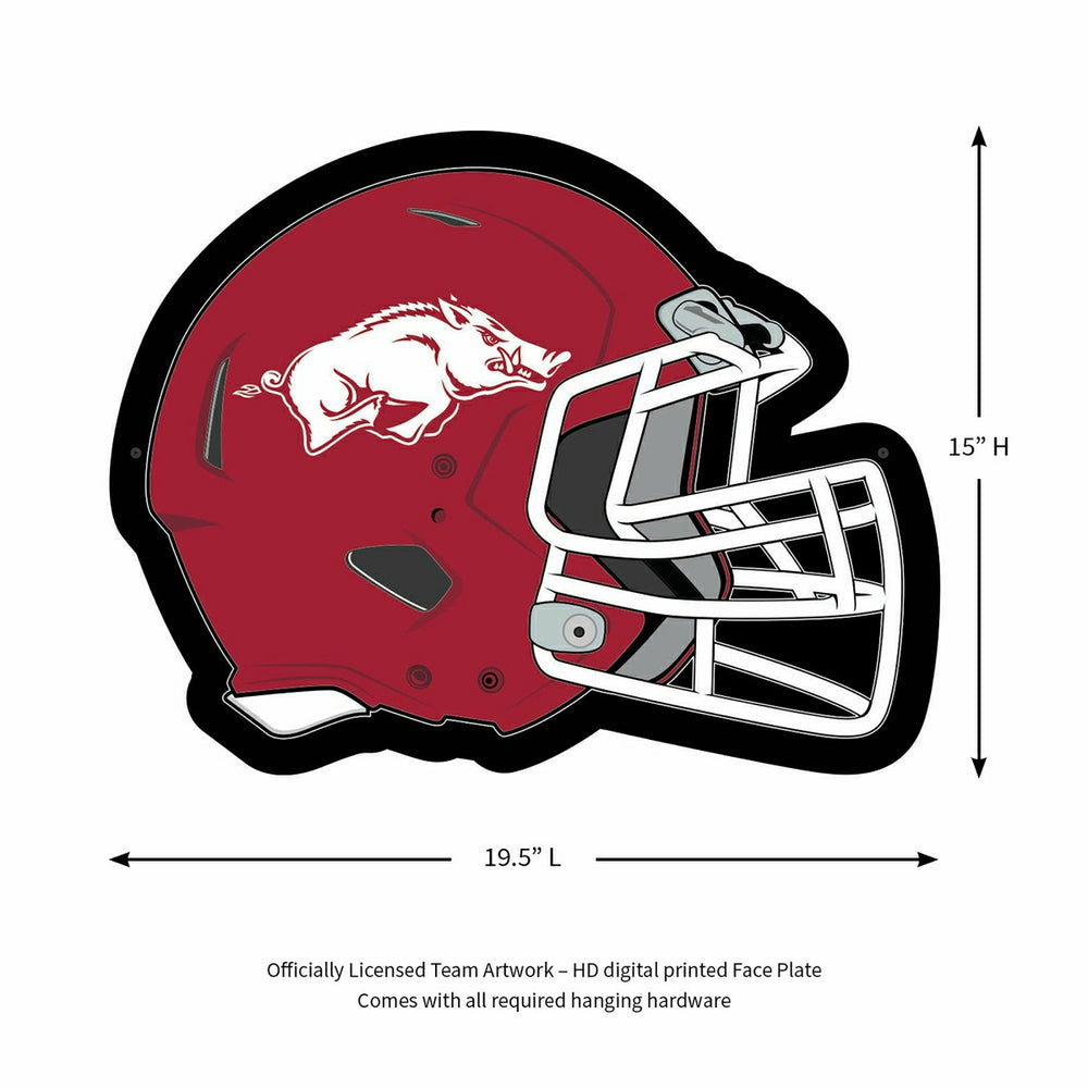 LED Wall Decor, Helmet, University of Arkansas