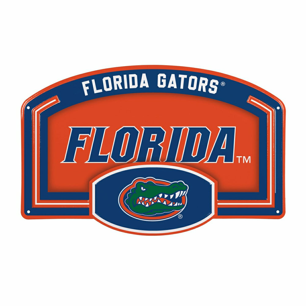 University of Florida USA Embossed Steel Wall Sign, 11" x 17"