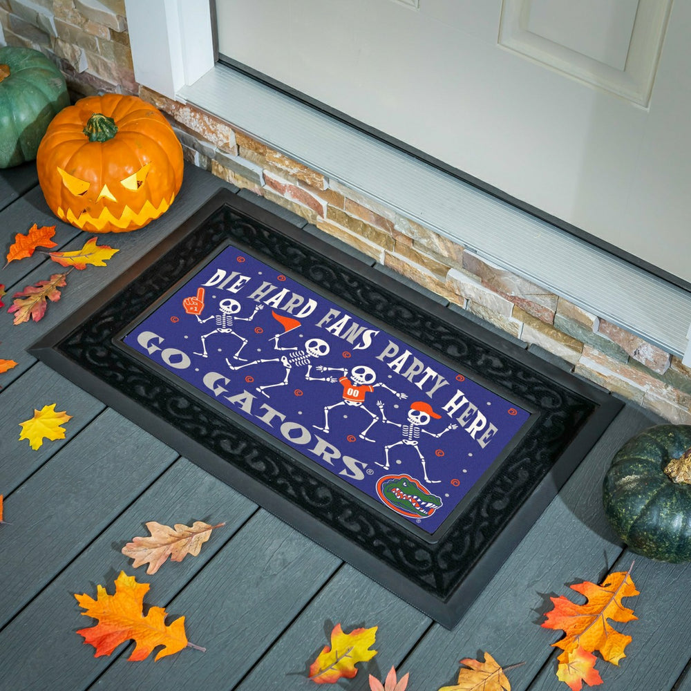 University of Florida Flocked Coir Halloween Sassafras Switch Mat, 22"