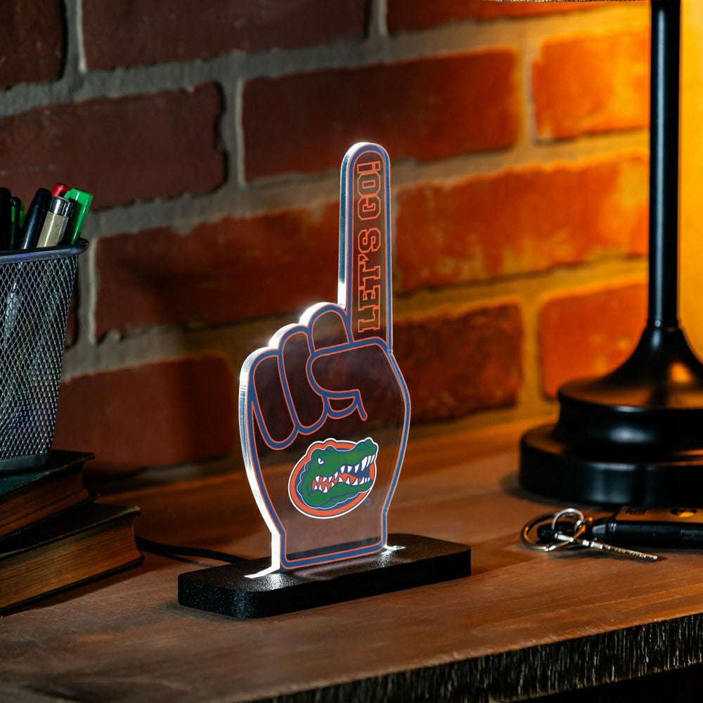 University of Florida College Foam Finger Desklite LED Decor
