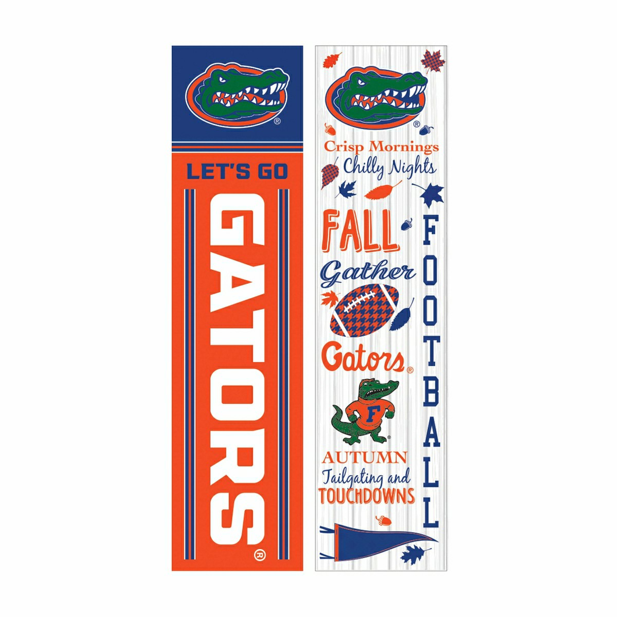 University of Florida 46" Double Sided Leaner, Fall Seasonal