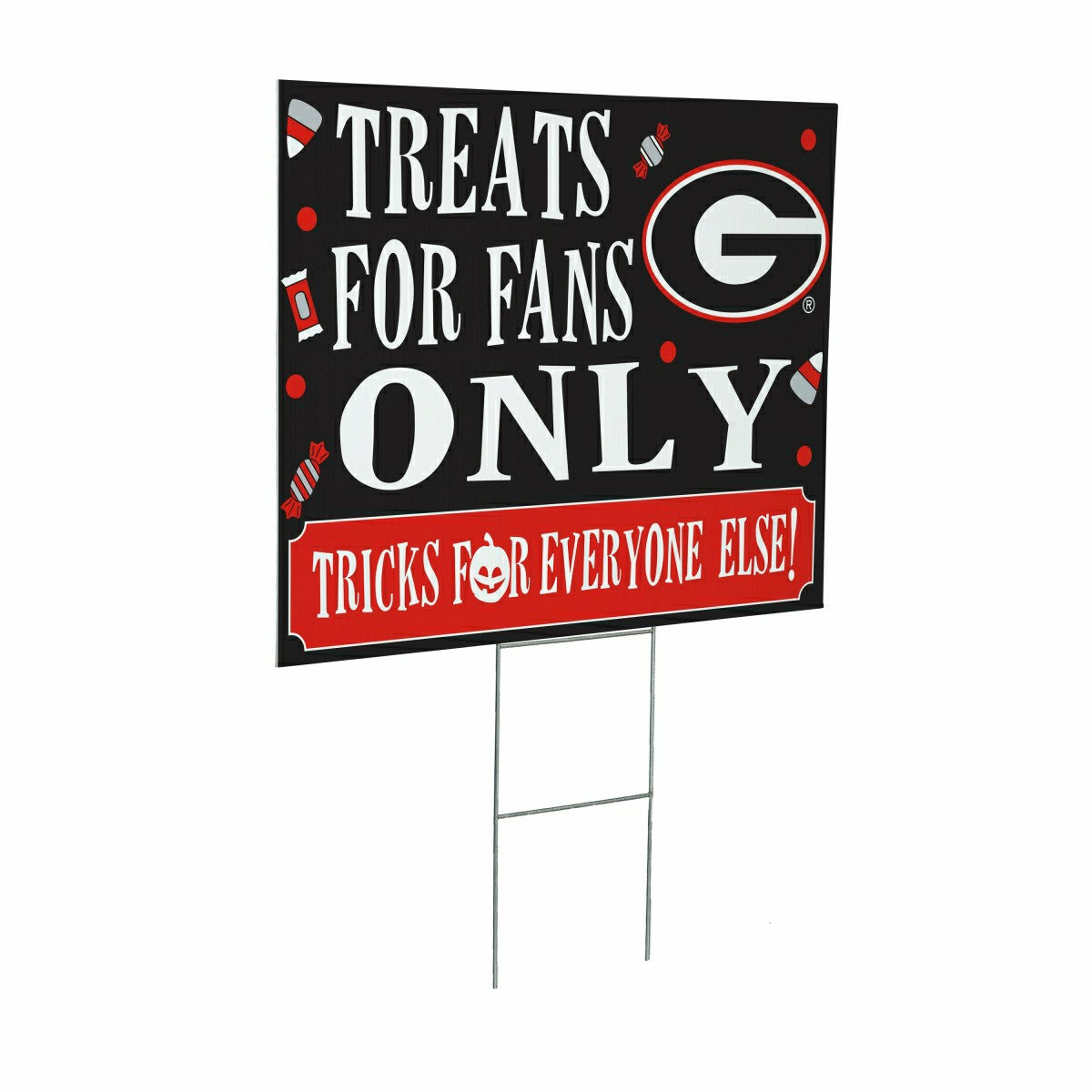 University of Georgia Yard Sign, Halloween Treats for Fans