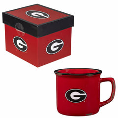 University of Georgia Ceramic Camp Cup with Enamel Finish, 14oz
