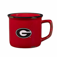 University of Georgia Ceramic Camp Cup with Enamel Finish, 14oz