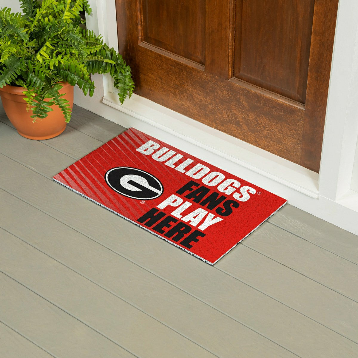 University of Georgia Fan Mat, 28"x16"