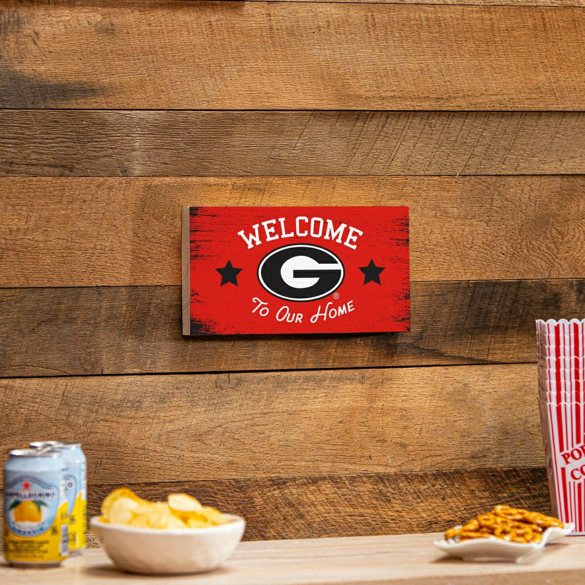 University of Georgia Wood Wall Sign, 6x11
