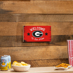 University of Georgia Wood Wall Sign, 6x11