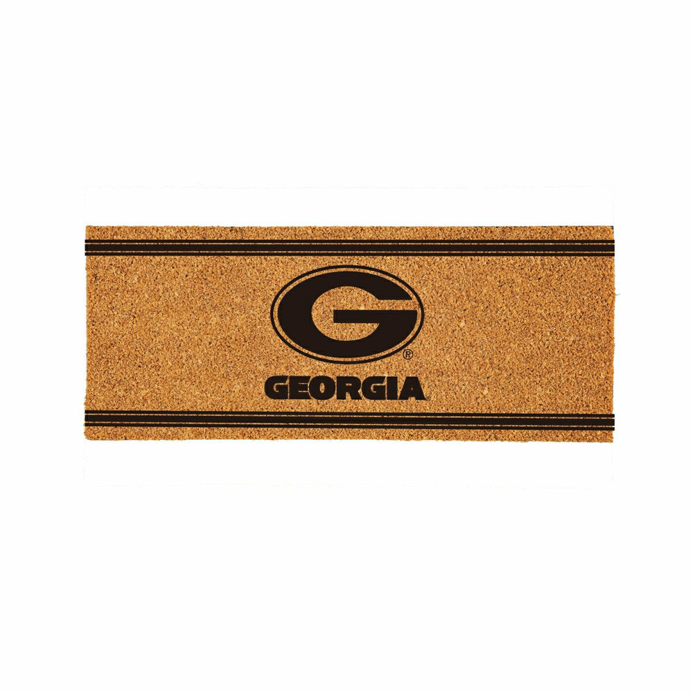 University of Georgia Extra Large One Color Coir Mat, 60"x24"