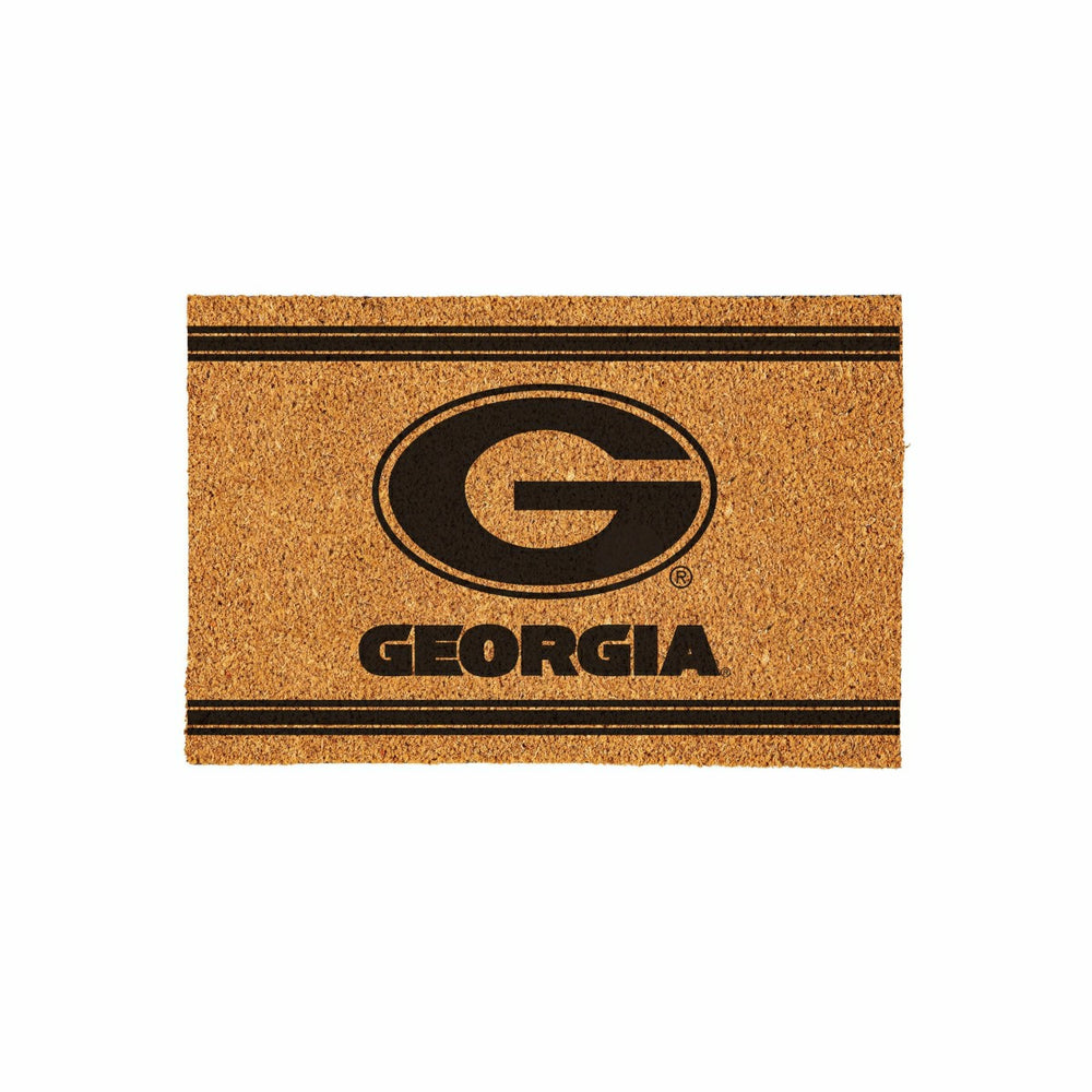 University of Georgia Large One Color Coir Mat, 36"x24"