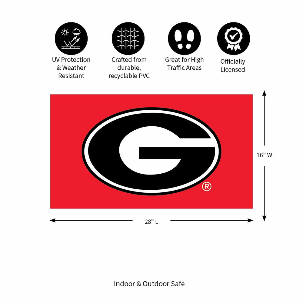 Full Color PVC Mat, 16" x 28", University of Georgia