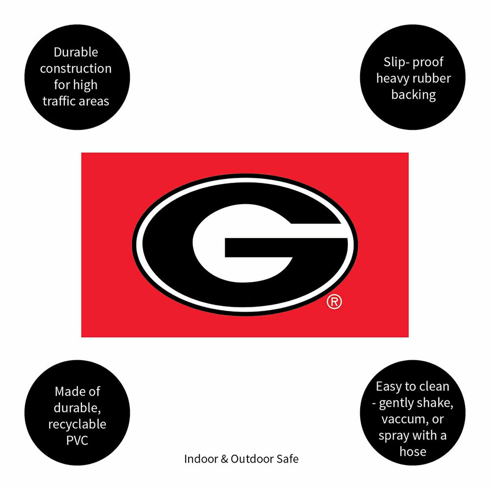Full Color PVC Mat, 16" x 28", University of Georgia