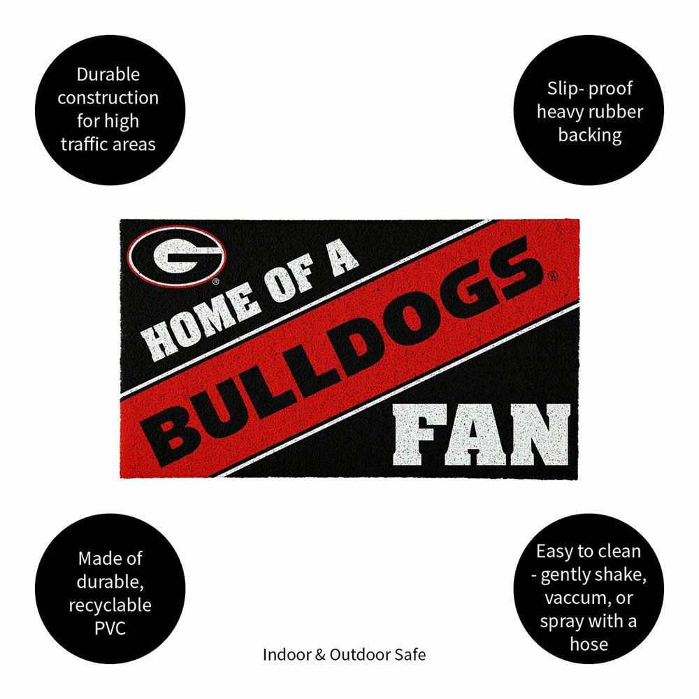 University of Georgia, PVC Mat COLOR, Home of a Fan