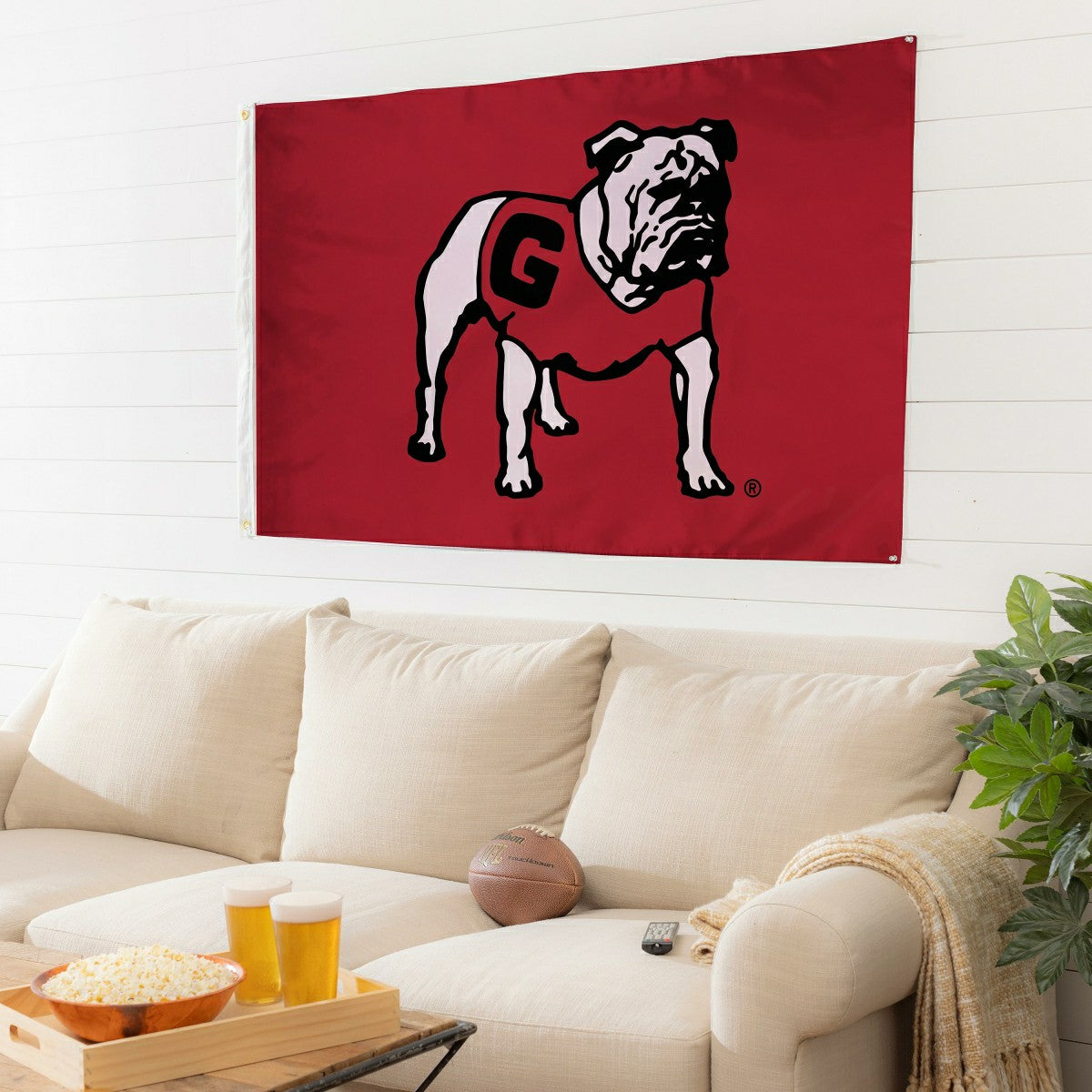 University of Georgia Single Sided Estate Flag with 2 Grommets, 3'x5'