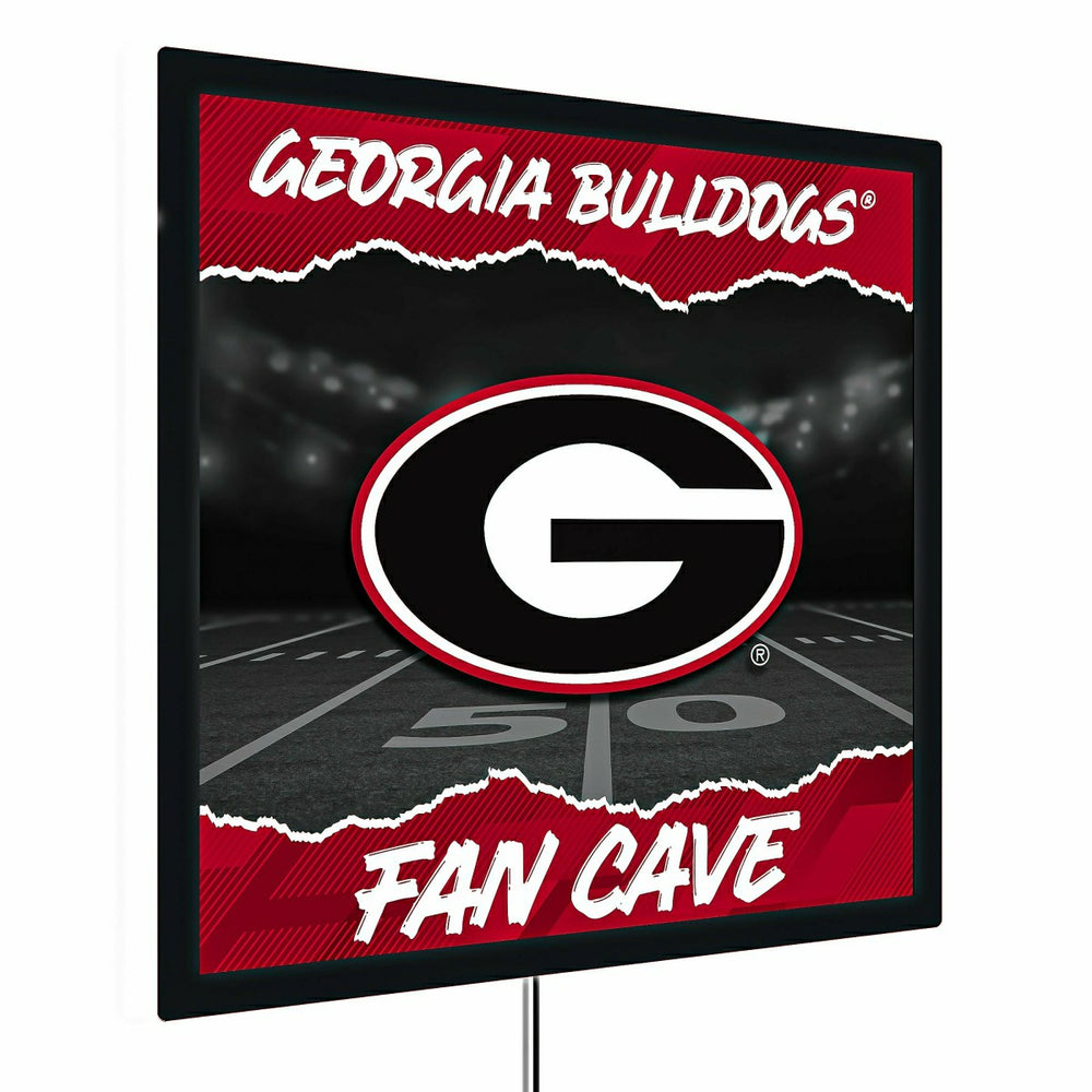 University of Georgia 23"H x 23"L LED Wall Decor, Edgelite, Square