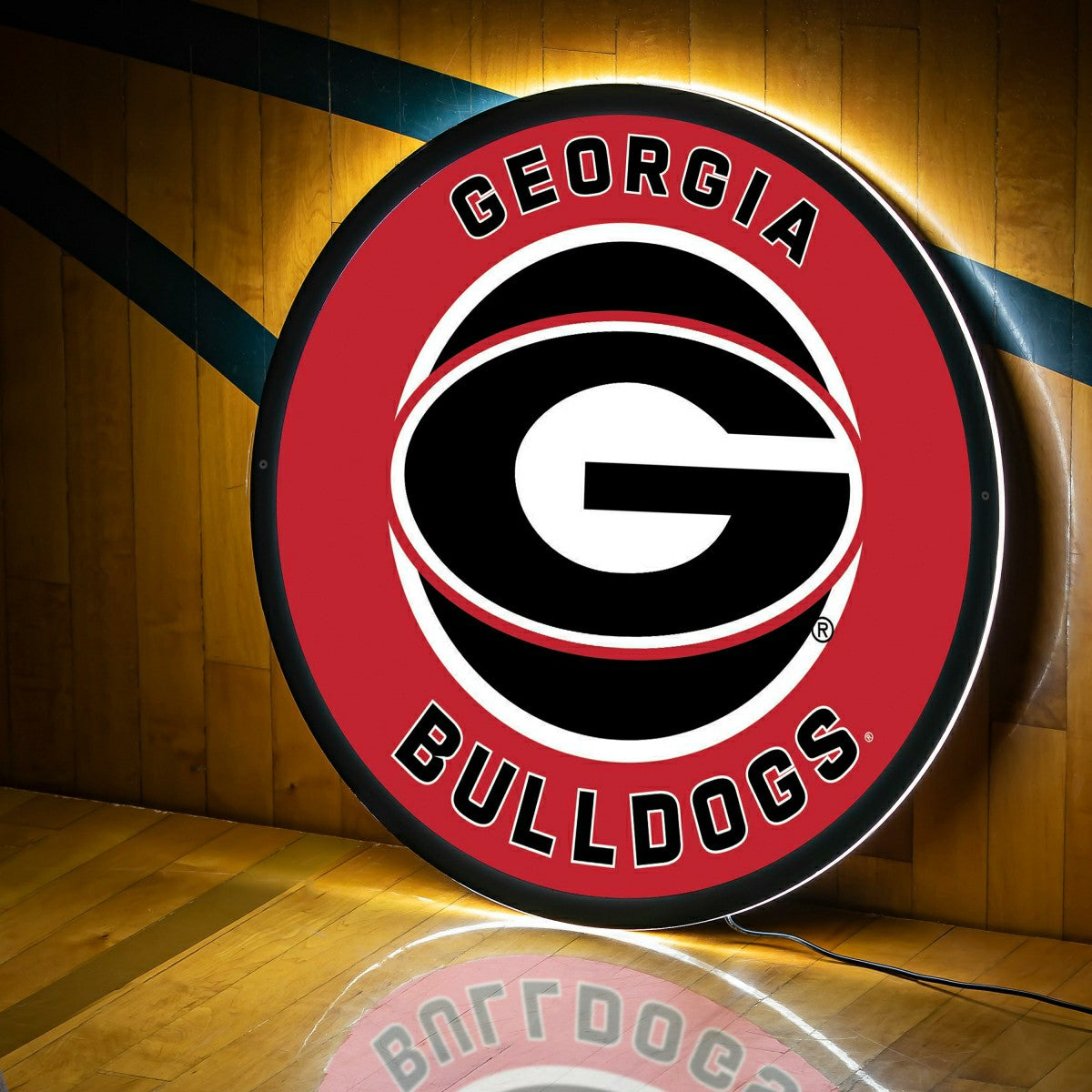 LED Wall Decor, Round, University of Georgia