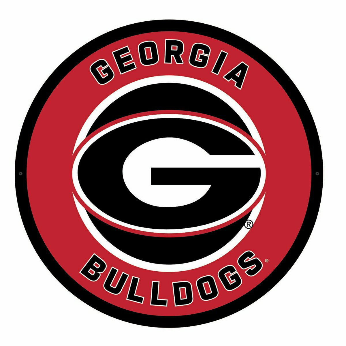 LED Wall Decor, Round, University of Georgia