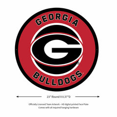 LED Wall Decor, Round, University of Georgia