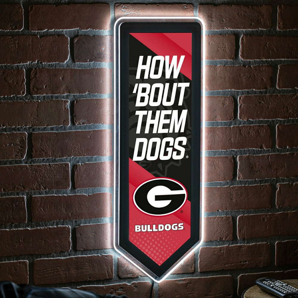 LED Wall Decor, Pennant, University of Georgia