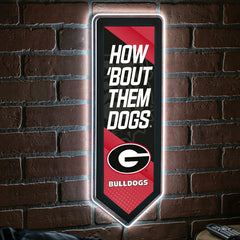 LED Wall Decor, Pennant, University of Georgia