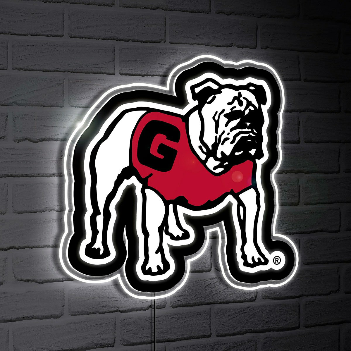 University of Georgia Alternate Bulldog Logo College Mascot Glazelite