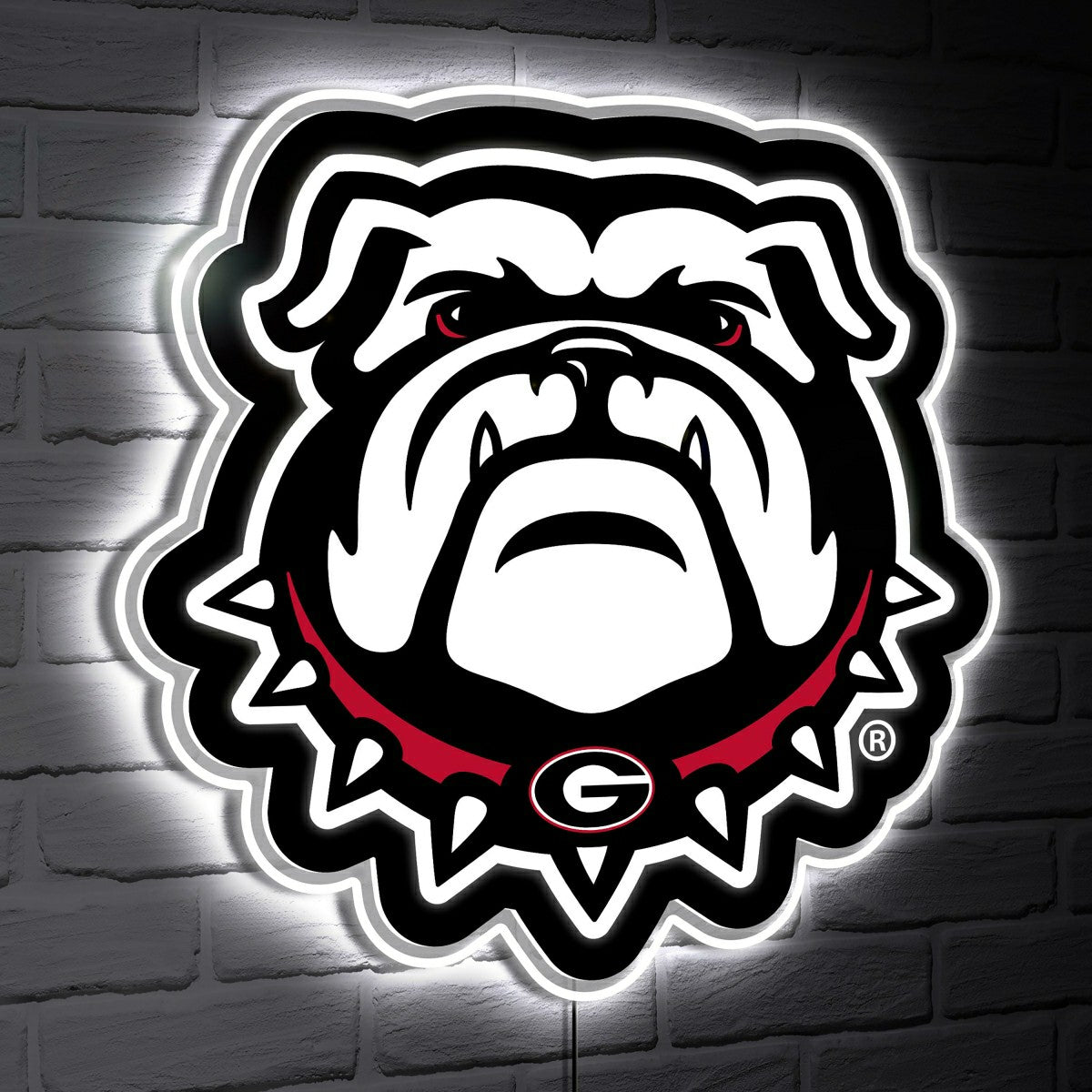 LED Wall Decor, Glazelite, College Mascot, University of Georgia