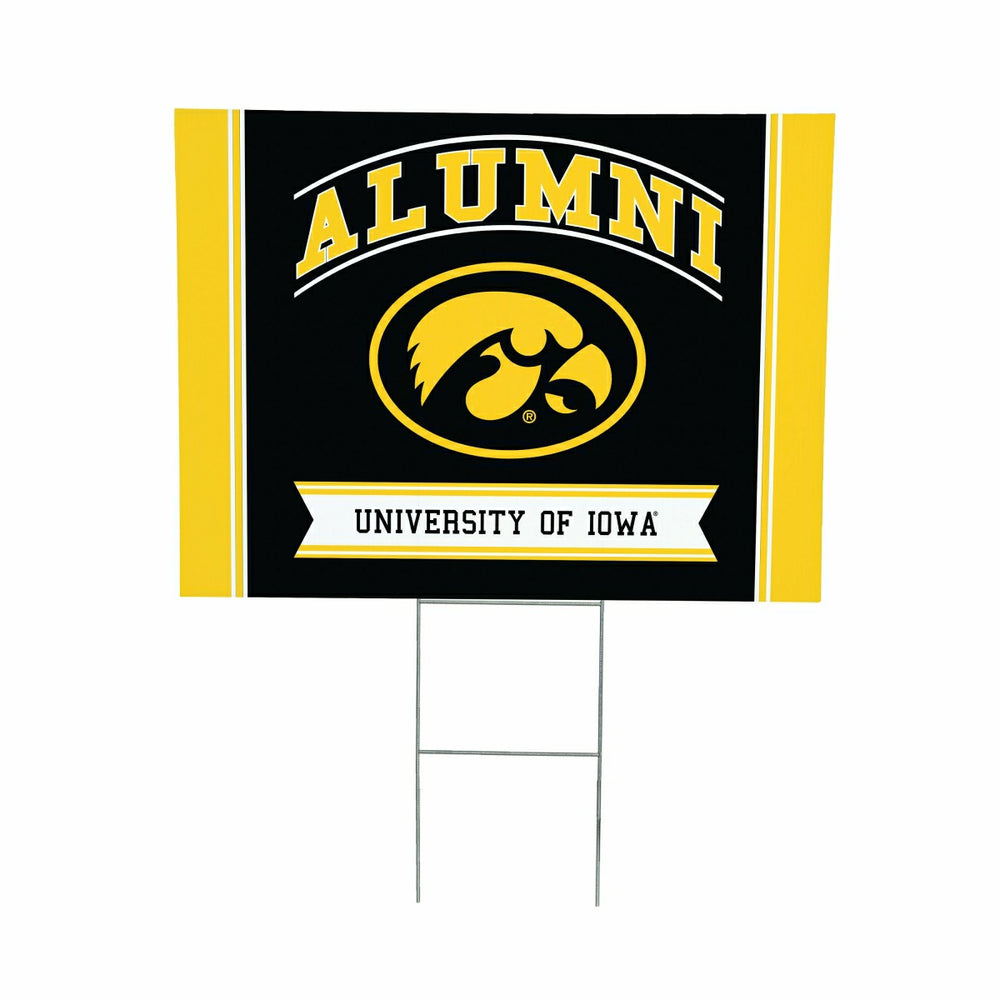 University of Iowa Coroplast Yard Sign Alumni