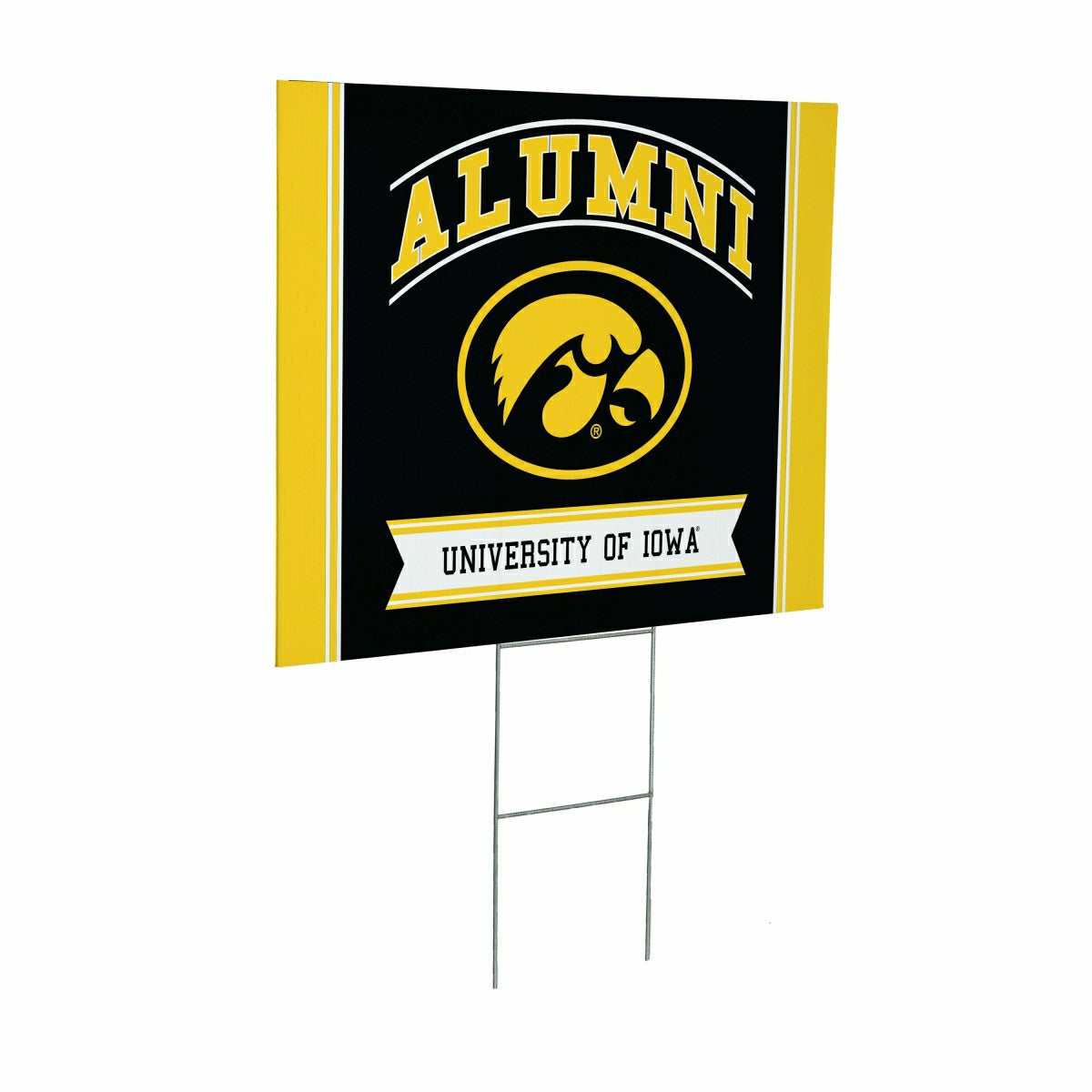 University of Iowa Coroplast Yard Sign Alumni