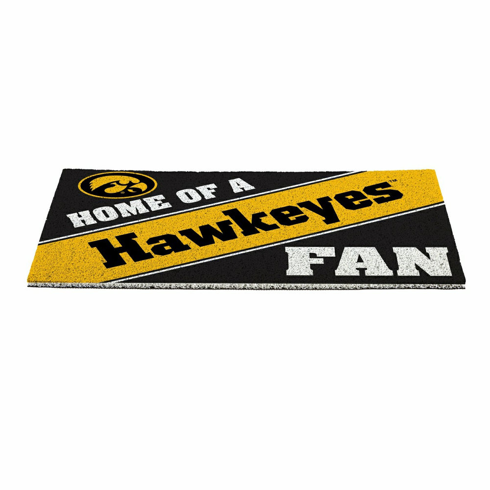 University of Iowa, PVC Mat COLOR, Home of a Fan