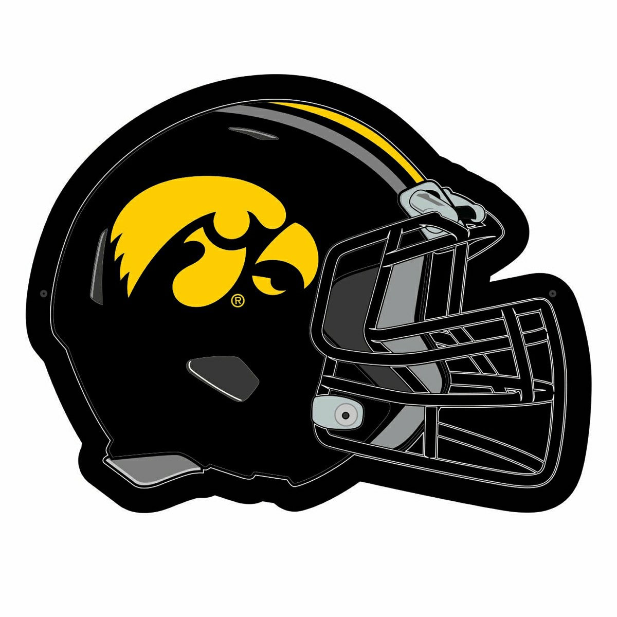 LED Wall Decor, Helmet, University of Iowa