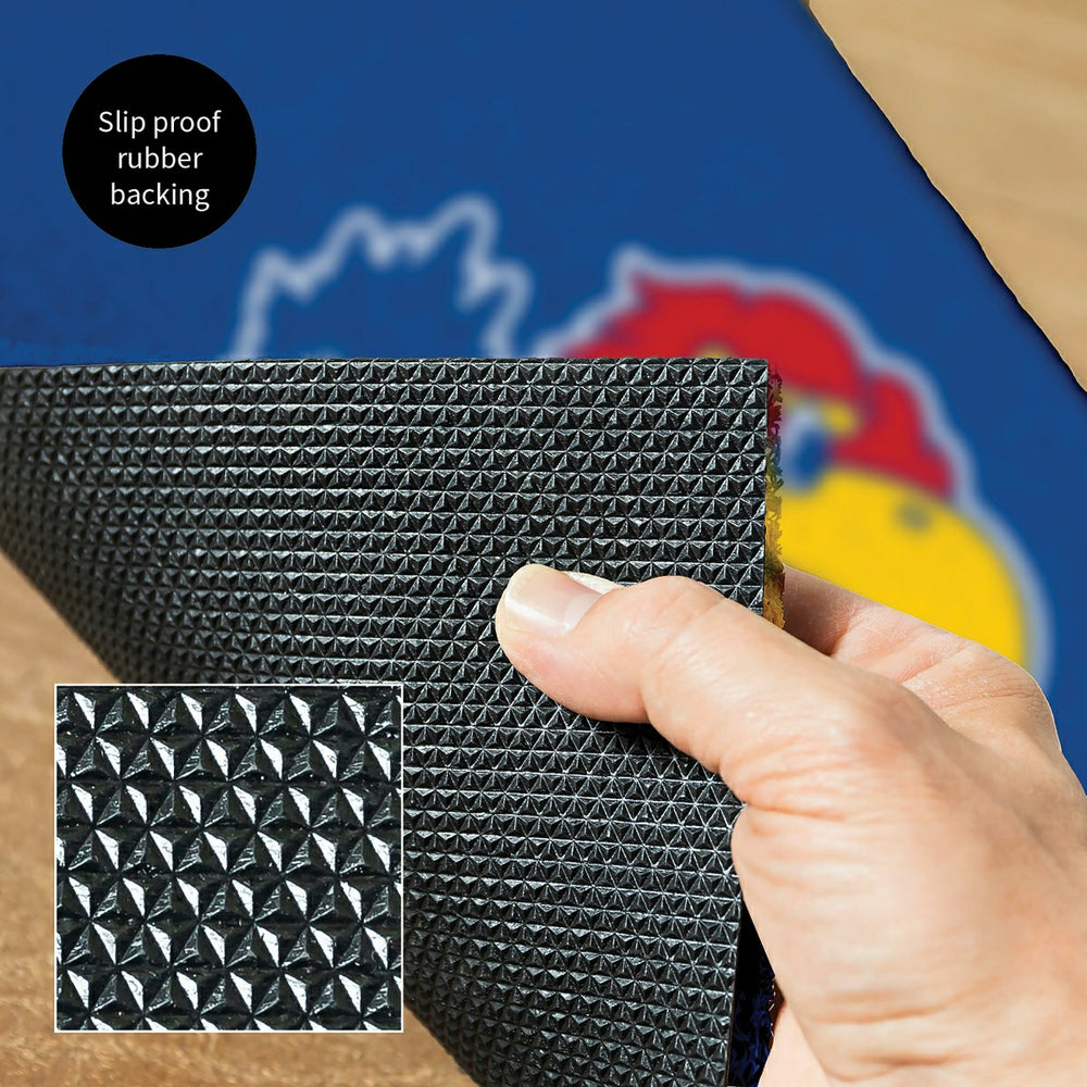 Full Color PVC Mat, 16" x 28", University of Kansas